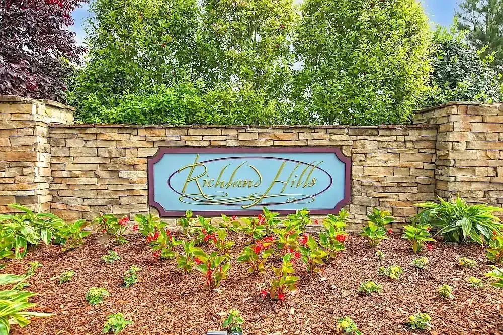 Richland Hills Neighbohood Sin in Wake Forest NC
