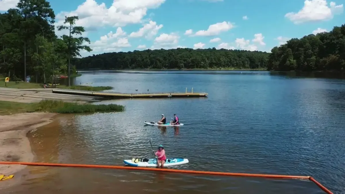 Paddle Boasts on Falls Lake Raleigh NC