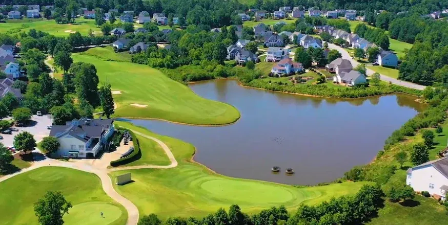 Drone Eagle Ridge Golf Garner NC