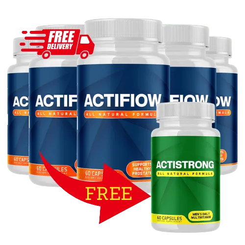 Actiflow 6 bottles image