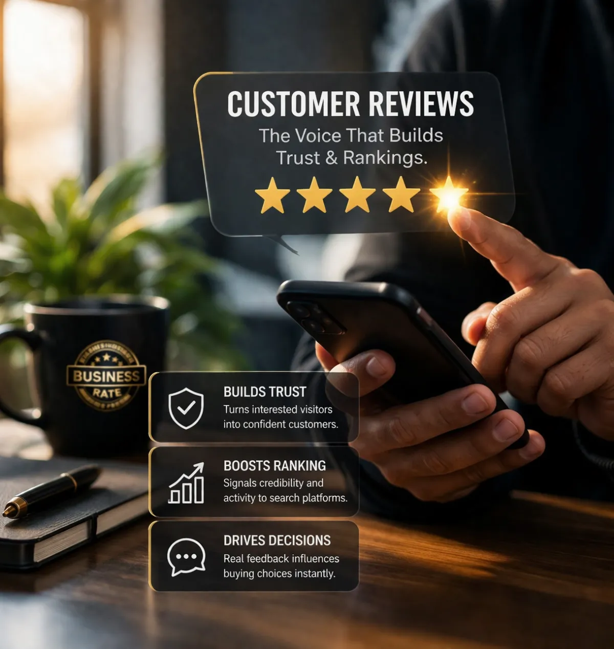 The Power of Reviews: How Customer Feedback Impacts Your Ranking