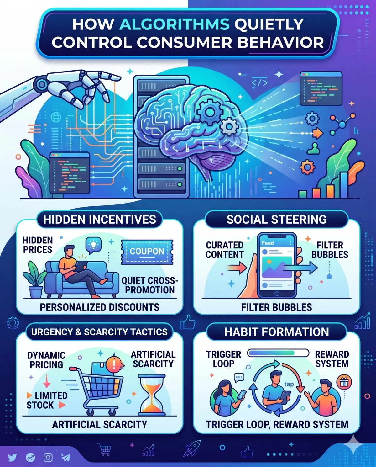 How Algorithms Quietly Control Consumer Behavior