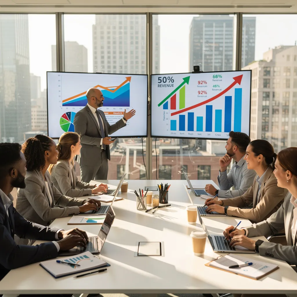 Equipo de Top Color trabajando en estrategias de crecimiento junto al programa Growth Business KUDDA