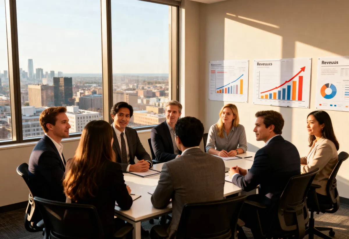 Equipo de Top Color trabajando en estrategias de crecimiento junto al programa Growth Business KUDDA