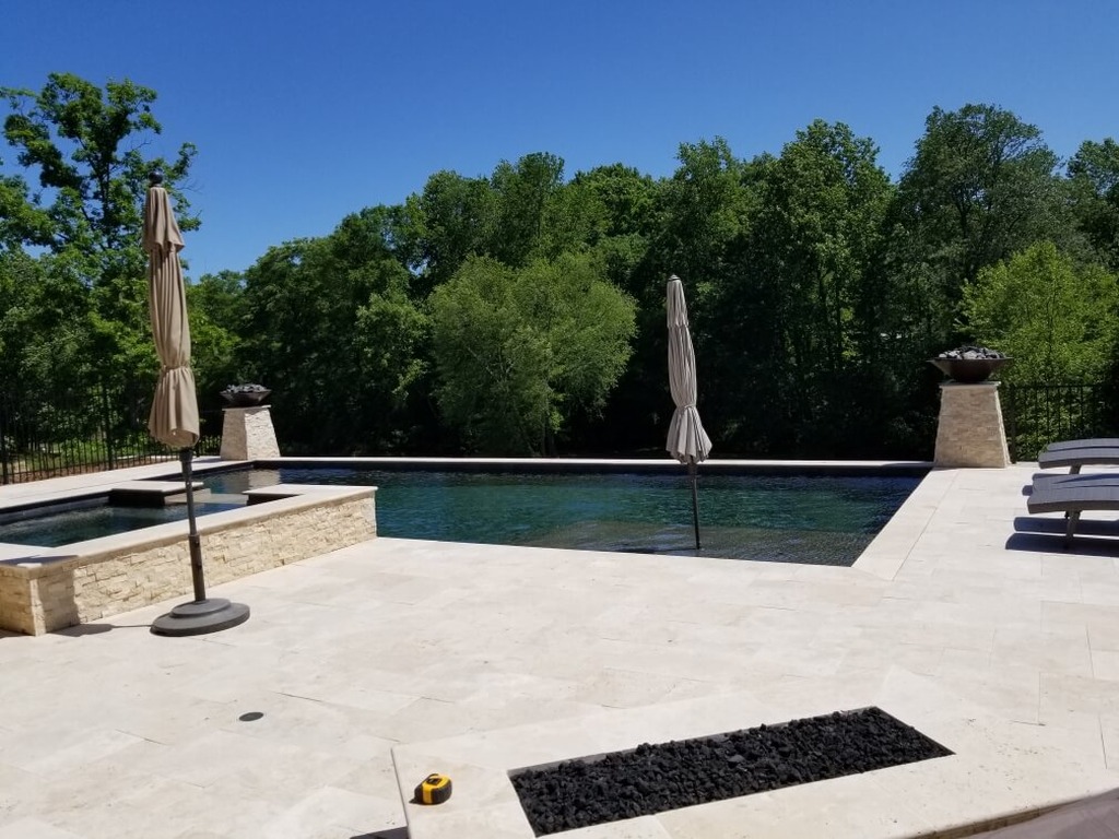Dalton Concrete builds and installs pool deck.