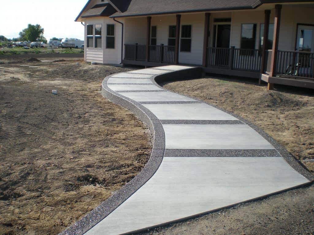 Dalton Concrete levels sidewalks.
