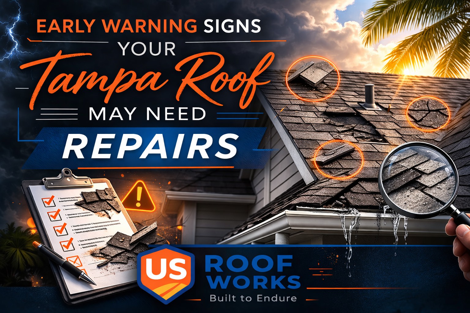 Early Warning Signs Your Tampa Roof May Need Repairs
