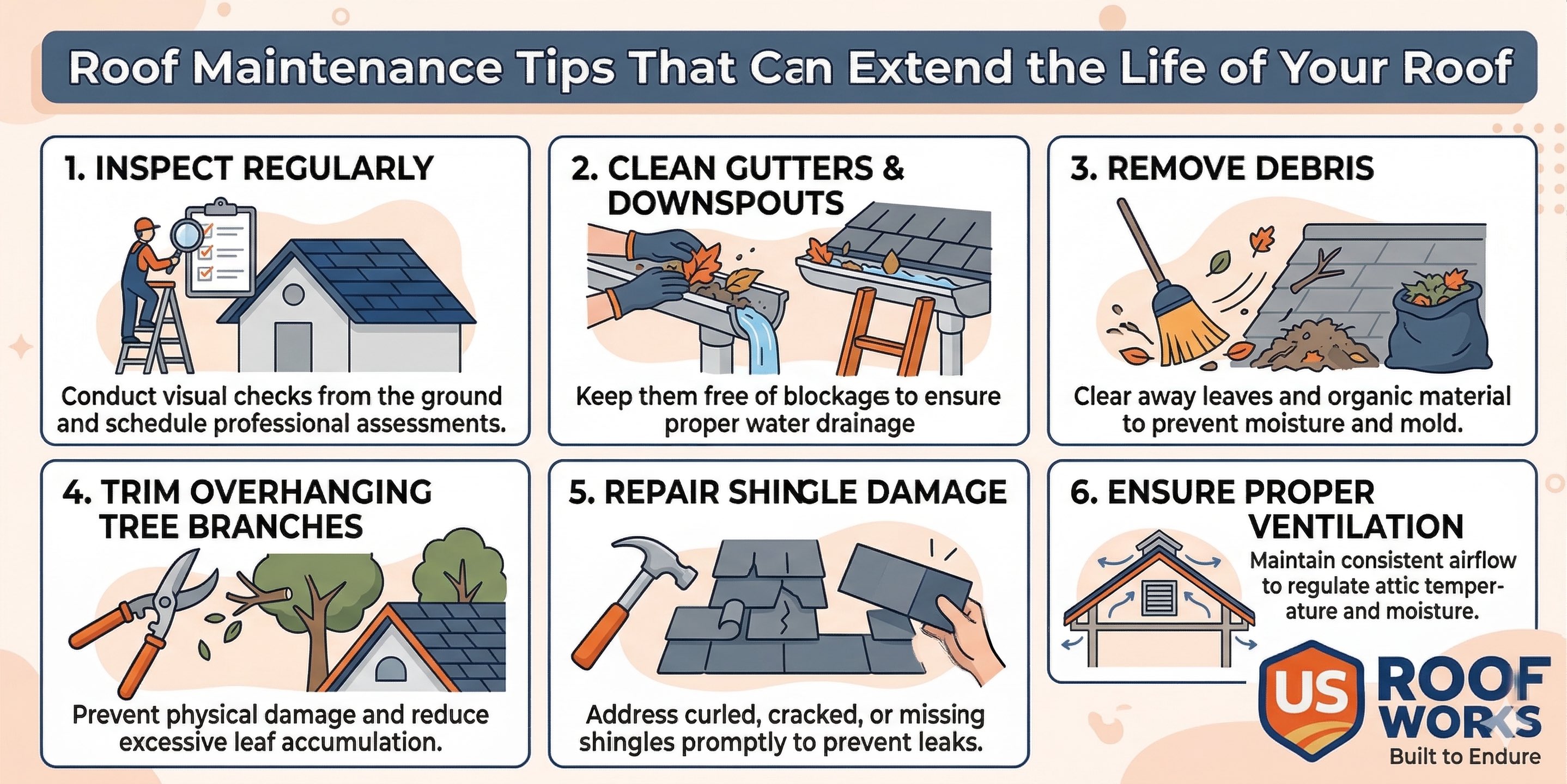 Smart Roof Maintenance Tips to Help Extend the Life of Your Roof