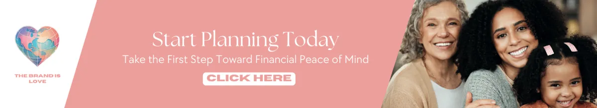 Grandma, mom, and granddaughter smiling with relief, knowing their financial plan is complete