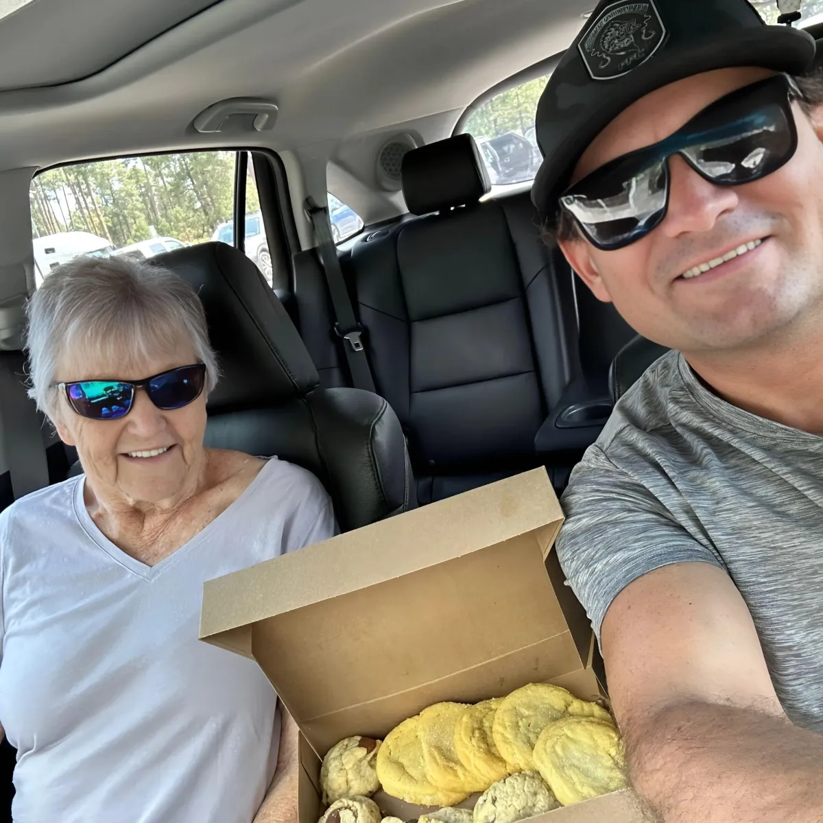 Garrett and his grandma showcasing how the best elder care advocacy services can be personalized to fit family needs