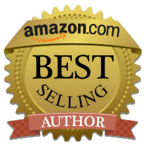 Amazon Bestseller badge – award-winning manifestation journal author.