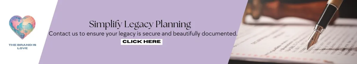 Image of a paper with a pen actively marking it, showcasing the process of simplifying legacy planning and documentation.
