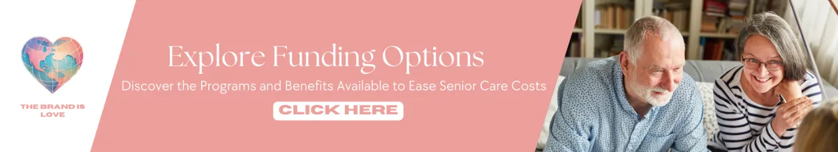 Elder couple exploring funding options for assisted living with elder care financial advisors.