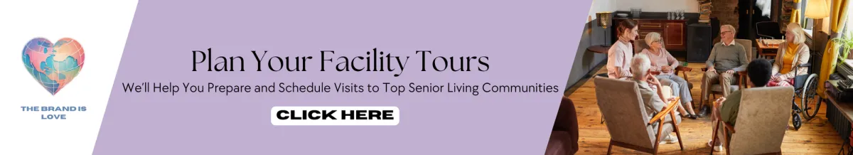 A family with their elder loved one sitting in a circle discussing options after an assisted living facility tour, symbolizing informed decision-making.