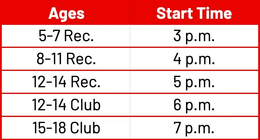 Redline Athletics Basketball training schedule image