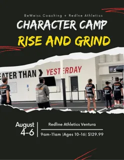 Vertical Jump Summer Clinic Image Young man jumping high