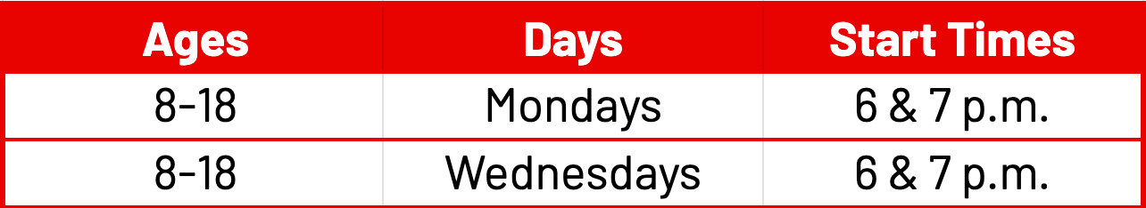 Redline Athletics Football training schedule image