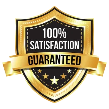 100% satisfaction guaranteed