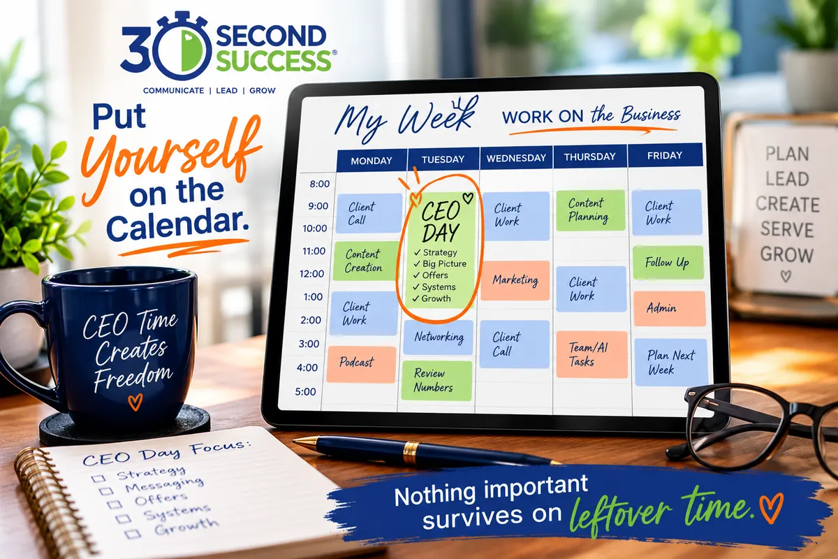 Working on Your Business: Why CEO Time Must Be a Priority