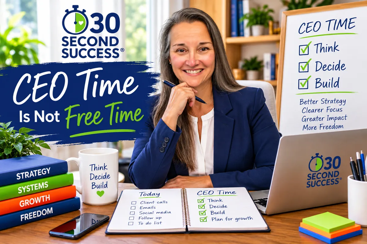 CEO Time for Entrepreneurs: Why It’s Not Free Time