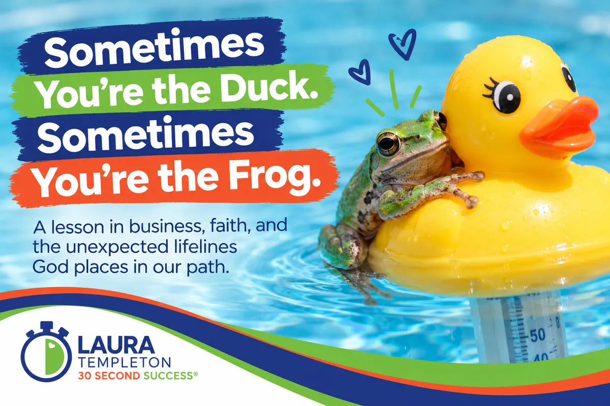 Sometimes the Duck. Sometimes the Frog.