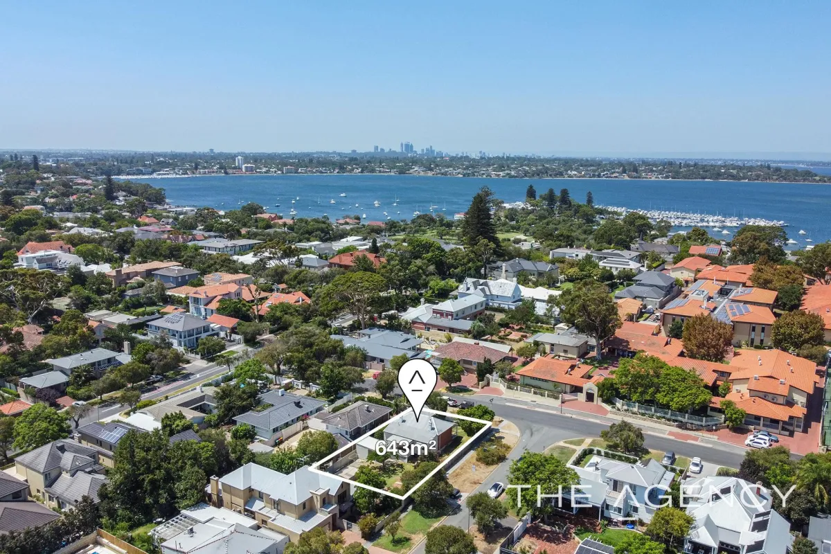 4 Palmerston Street Mosman Park WA 6012 The Agency Ryan Coulter Aerial 2