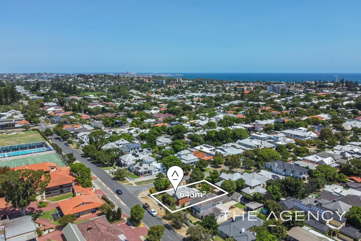 4 Palmerston Street Mosman Park WA 6012 The Agency Ryan Coulter Aerial 3