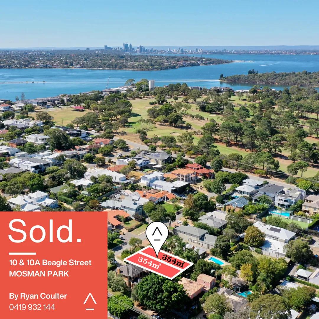 10 &10A Beagle Street Mosman Park Sold by Ryan Coulter