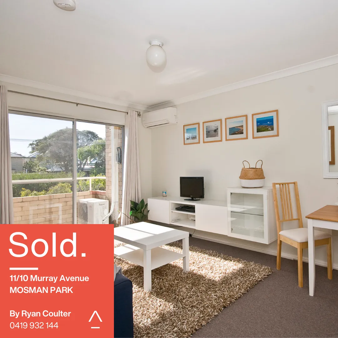 11/10 Murray Ave Mosman Park Sold by Ryan Coulter