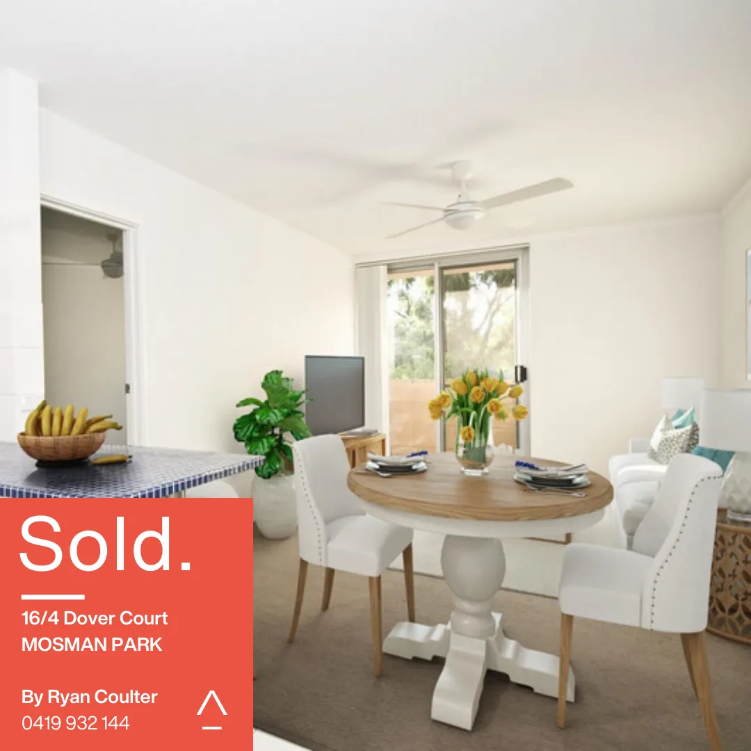 16/4 Dover Court Mosman Park Sold by Ryan Coulter 