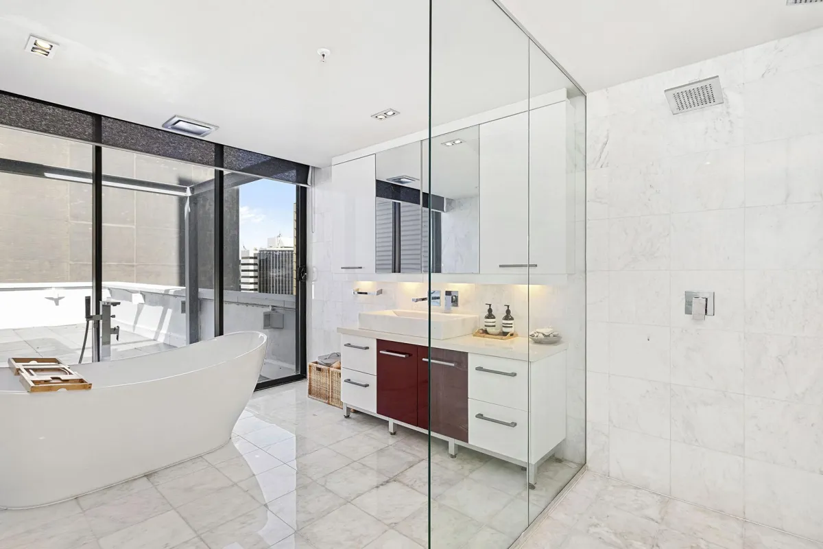 70/22 St Georges Terrace, Perth The Agency Ryan Coulter Main Bathroom