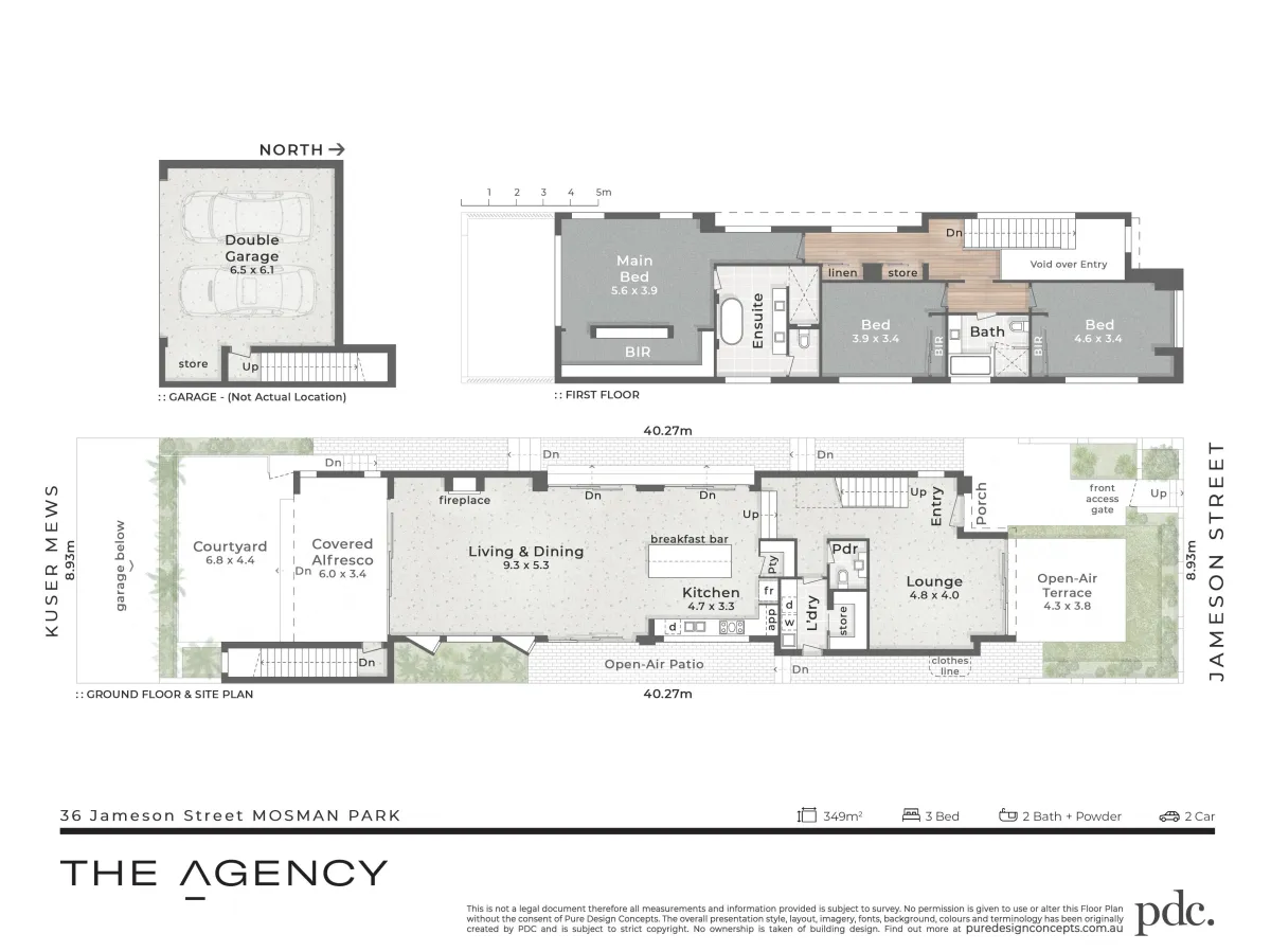 36 Jameson St Mosman Park Floor Plan