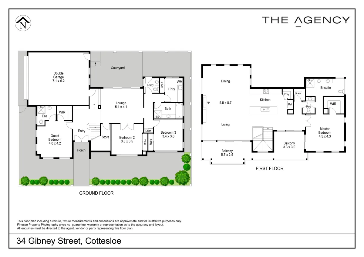 34 Gibney Street Cottesloe Floor Plan