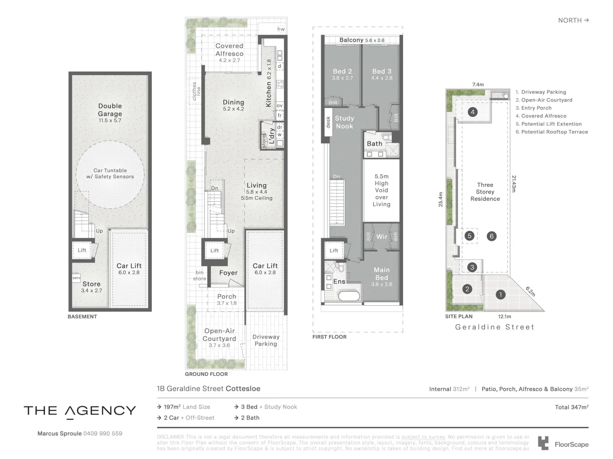 1b Geraldine Street Cottesloe WA 6011