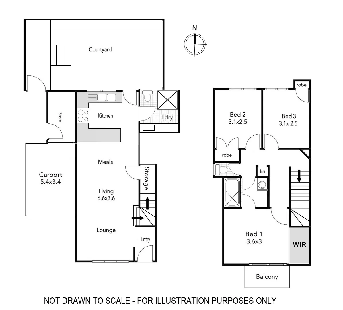 Unit 19, 44 Harvey Street Mosman Park Floor Plan