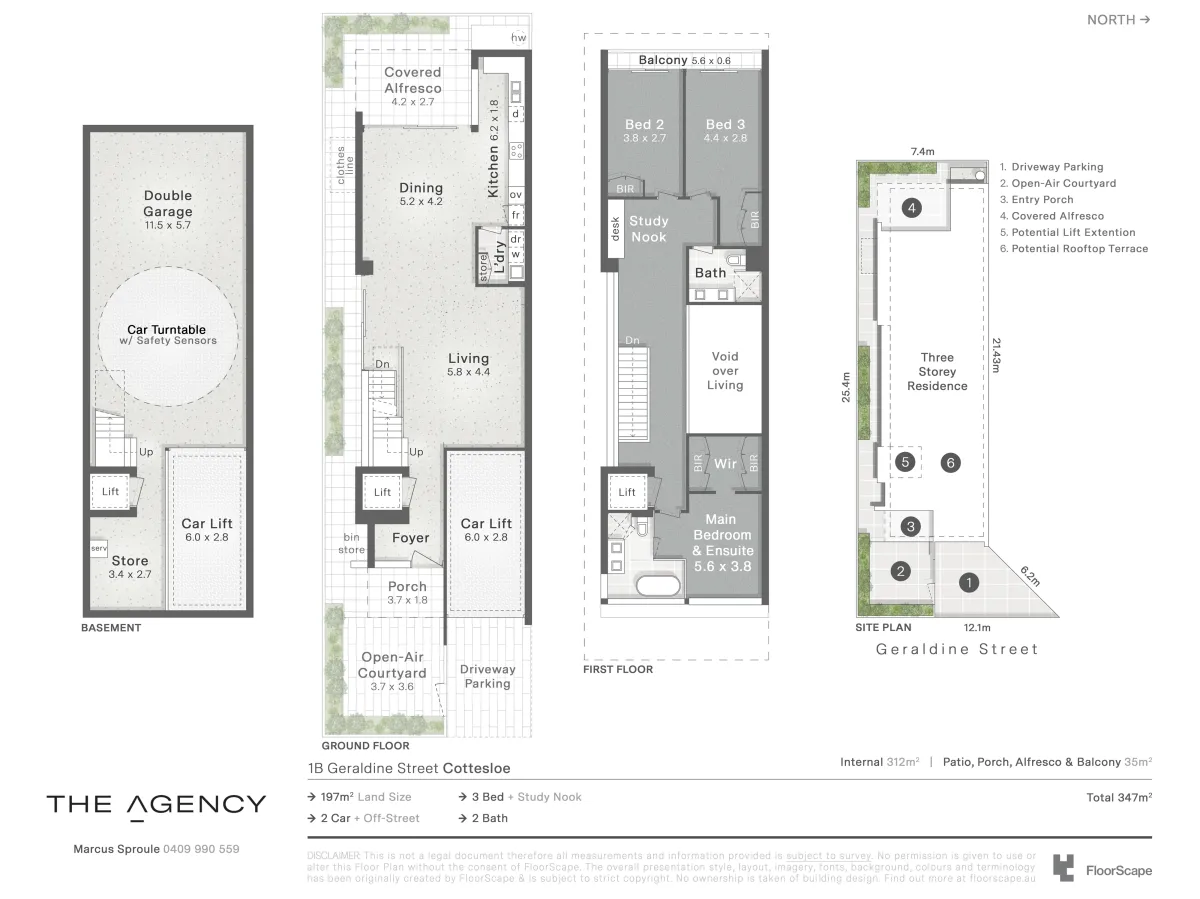 1b Geraldine Street Cottesloe WA 6011