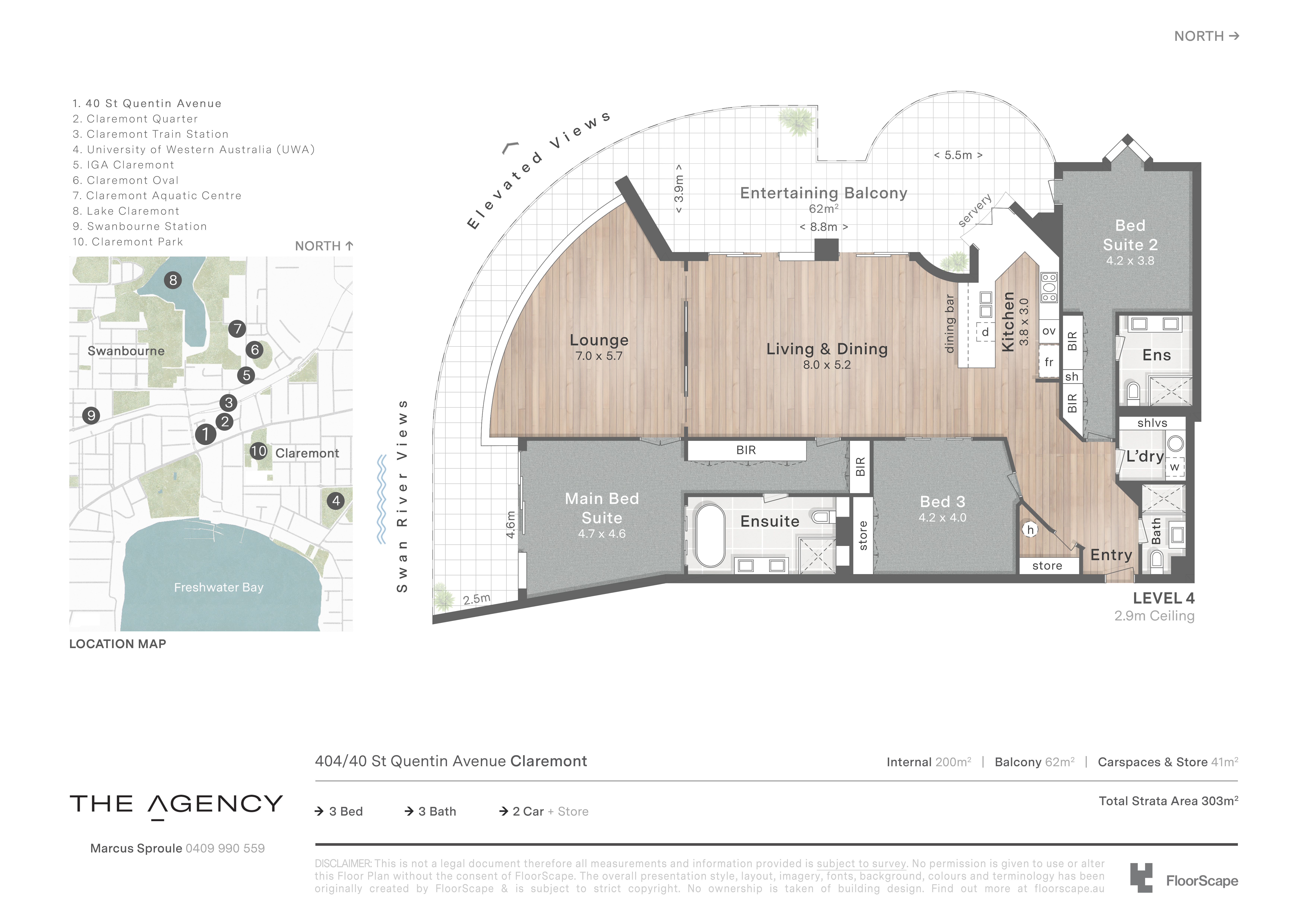 404-40 St Quentin Avenue, Claremont