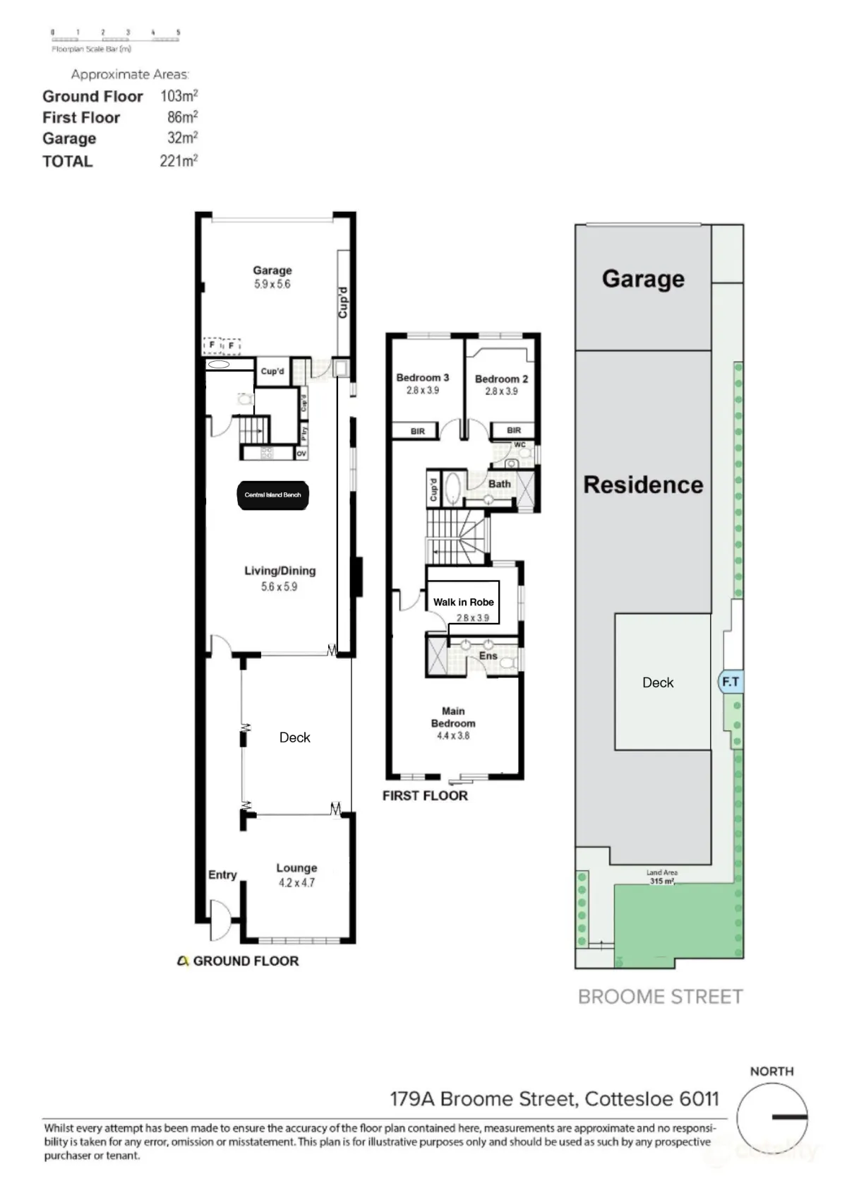 179A Broome Street Cottesloe WA 6011 Floor Plan