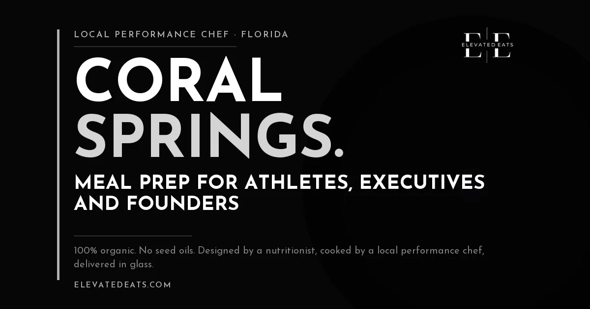 Elevated Eats performance chef in Coral Springs, FL