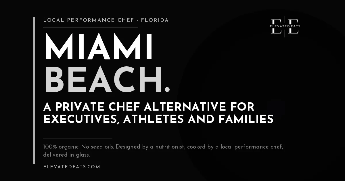 Elevated Eats performance chef in Miami Beach, FL