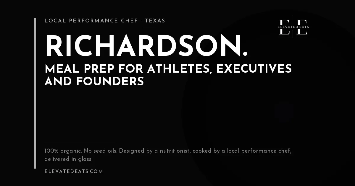 Elevated Eats performance chef in Richardson, TX