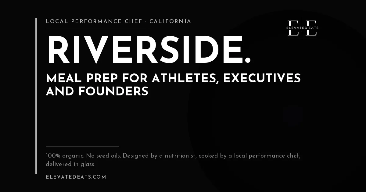 Elevated Eats performance chef in Riverside, CA