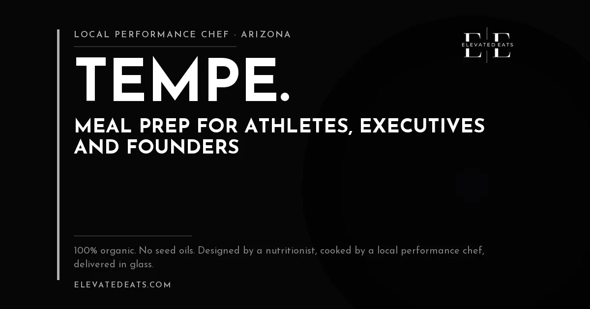 Elevated Eats performance chef in Tempe, AZ
