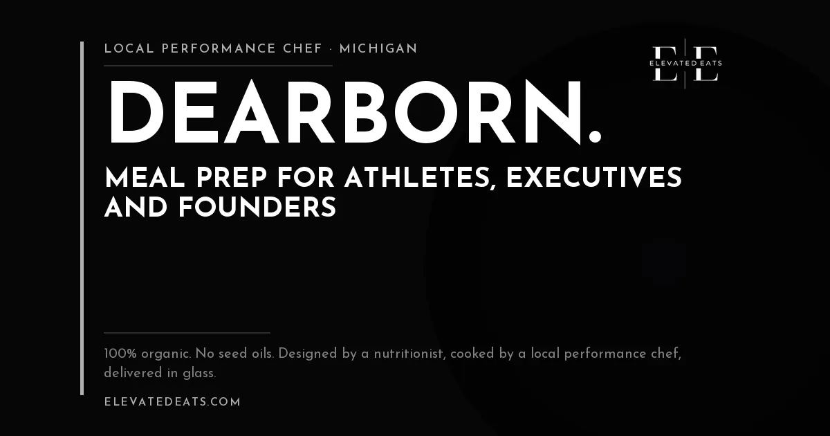 Elevated Eats performance chef in Dearborn, MI