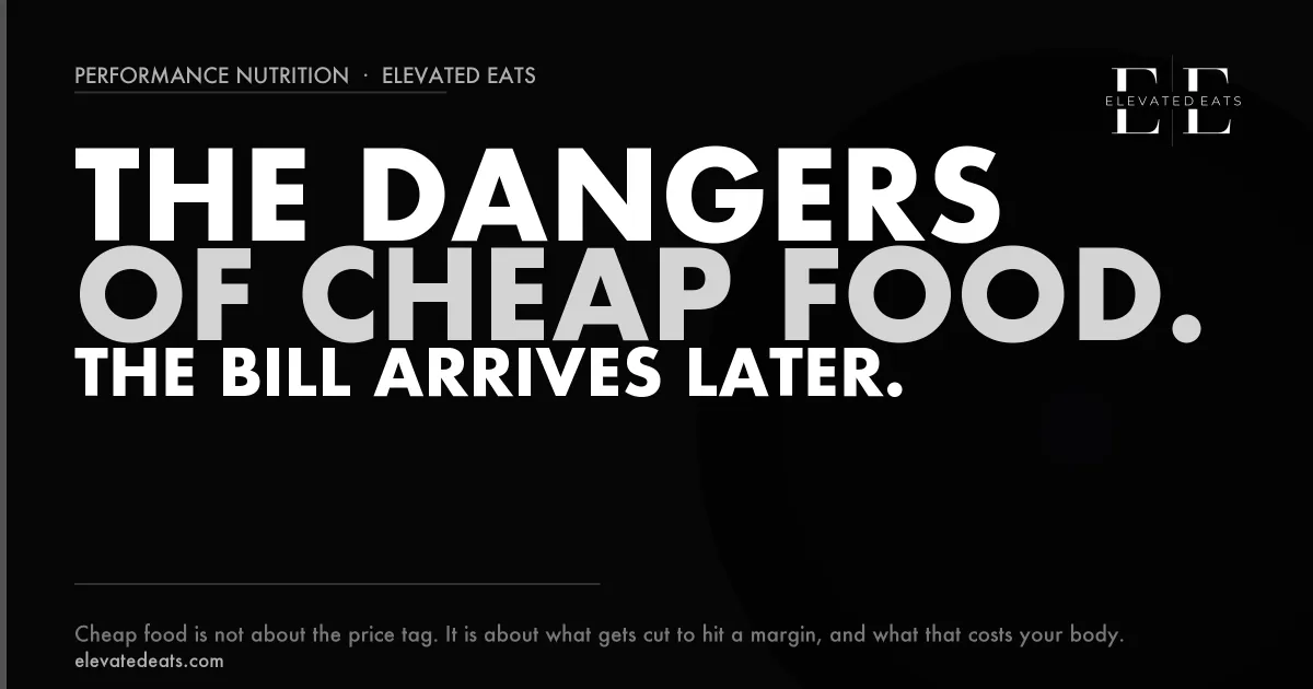 The Dangers of Cheap Food