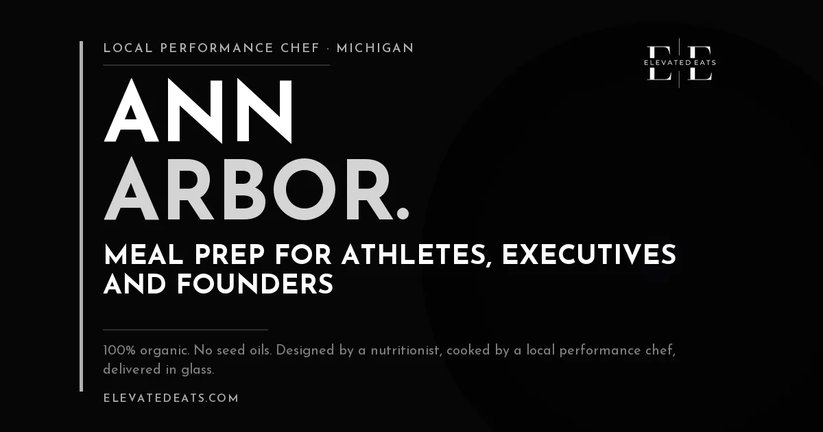 Elevated Eats performance chef in Ann Arbor, MI