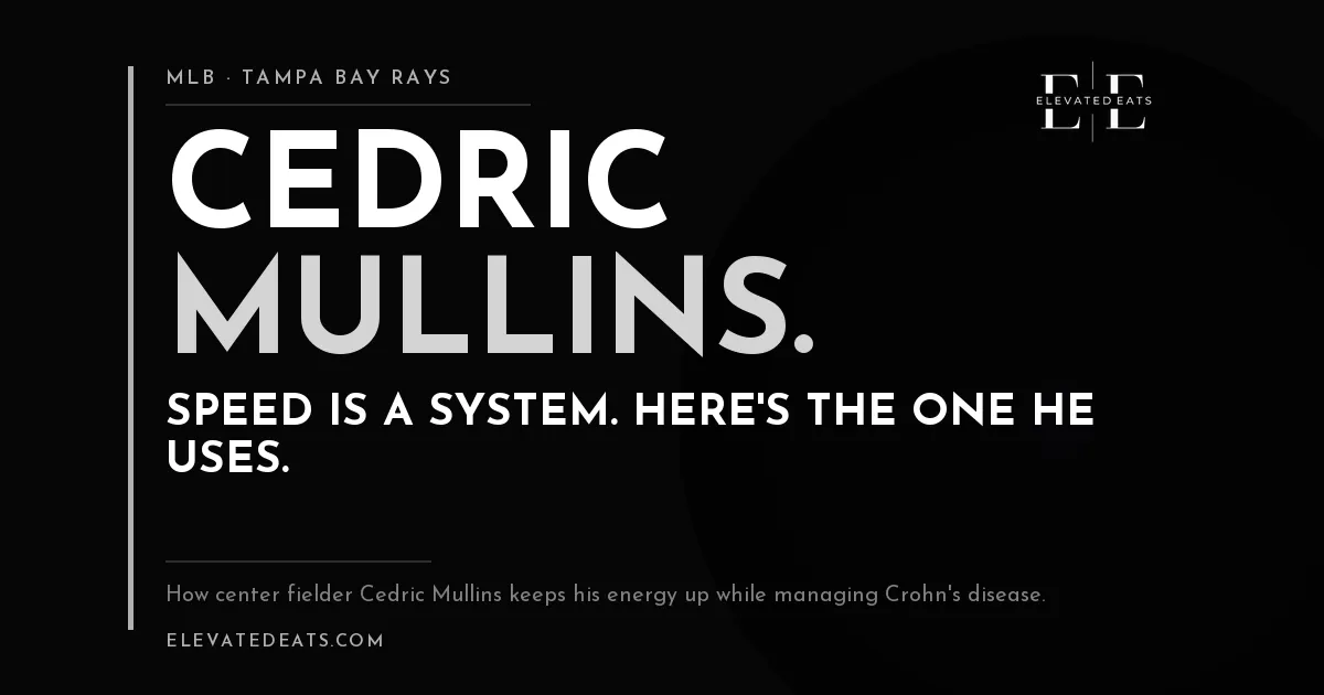 Cedric Mullins | MLB Outfielder Speed Nutrition