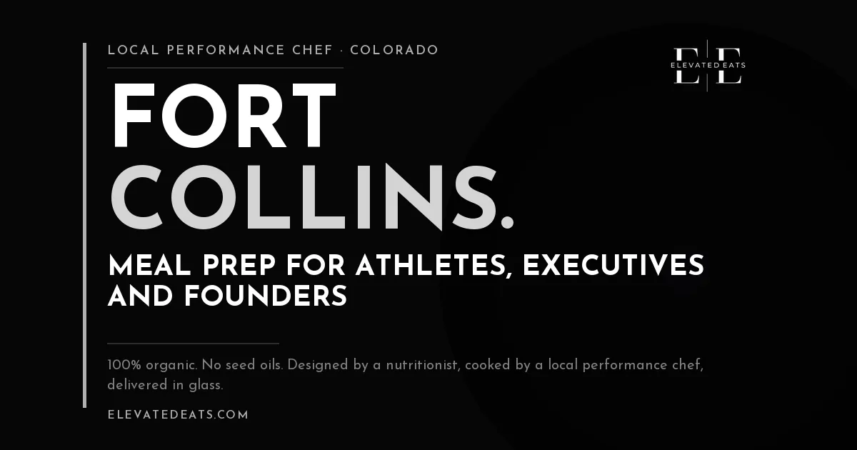 Elevated Eats performance chef in Fort Collins, CO