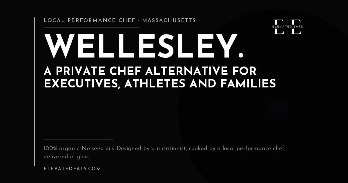 Elevated Eats performance chef in Wellesley and Weston, MA