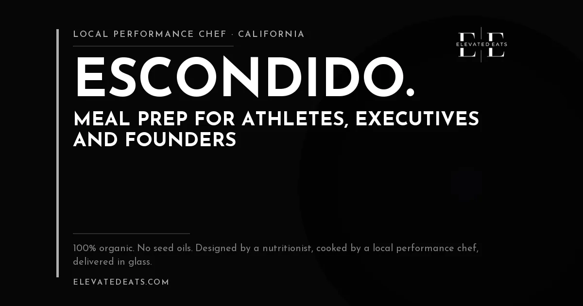 Elevated Eats performance chef in Escondido, CA